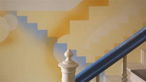 Blue And Yellow Steps On The Stairways Stairways Yellow Blue Step Home Decor Stairs