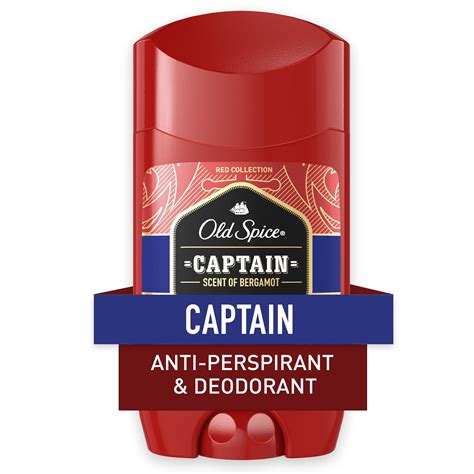Old Spice Red Collection Antiperspirant Deodorant For Men Captain Scent 2 6 Oz