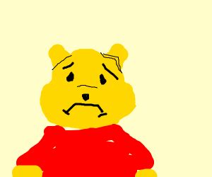 Sad Winnie the Pooh - Drawception