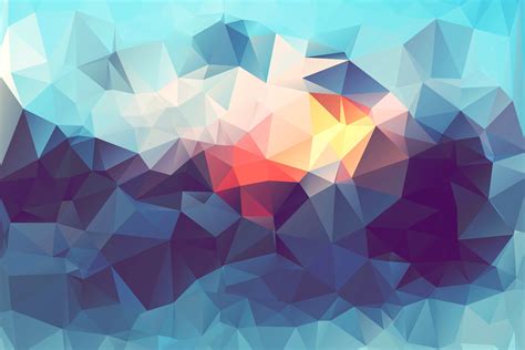 Abstract Low Poly High Definition Wallpaper