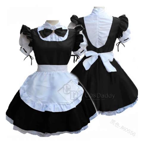 Cat Maid Dress Lolita Dress Womens Anime Cosplay French Apron Maid