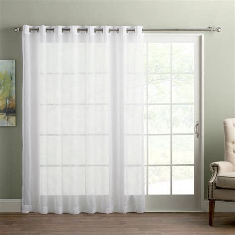 4.2 out of 5 stars with 26 ratings. Wayfair Basics Sliding Door Patio Solid Semi-Sheer Grommet ...