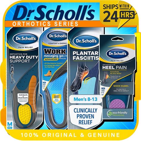 Dr Scholl S Insoles Heavy Duty Extra Support Plantar Fasciitis