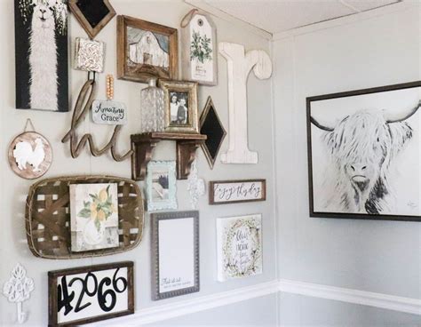Farmhouse Gallery Wall - Re-Fabbed in 2020 | Gallery wall items ...