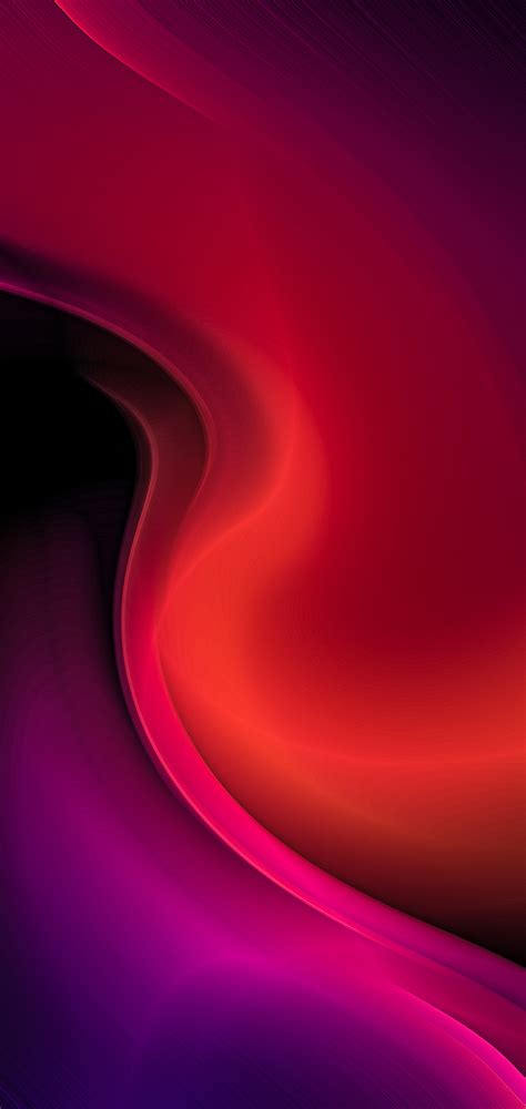 1080x2280 Red Abstract Gradient One Plus 6huawei P20
