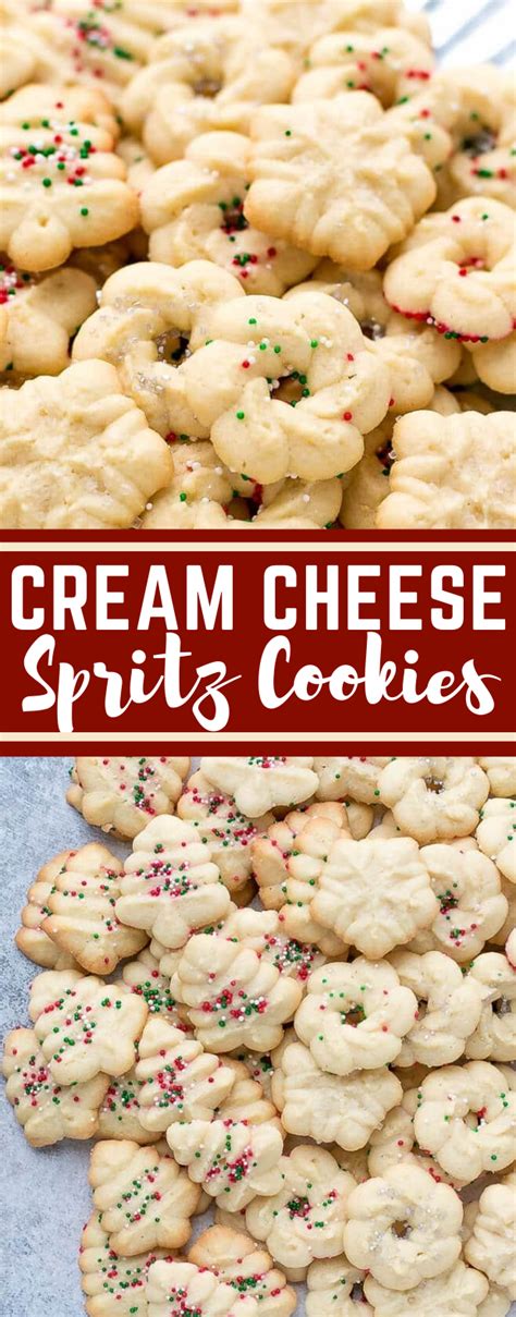 Easy Cream Cheese Spritz Cookies Recipe Desserts Partyrecipe