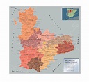 Mapa Municipios Valladolid | Vector maps