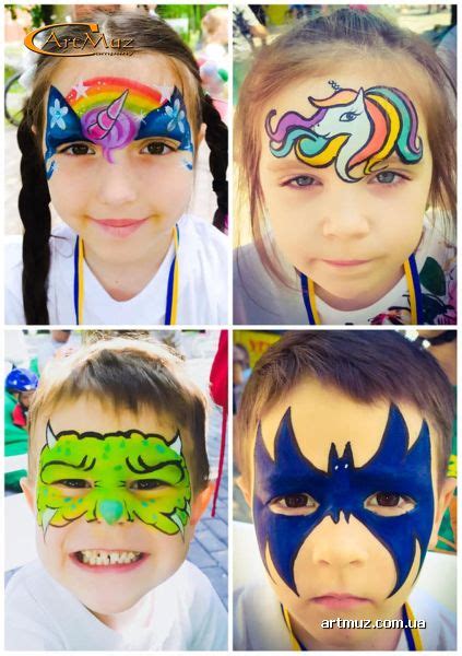 Ирина Ткач — аквагрим макияж фейс арт в Киеве на детский день