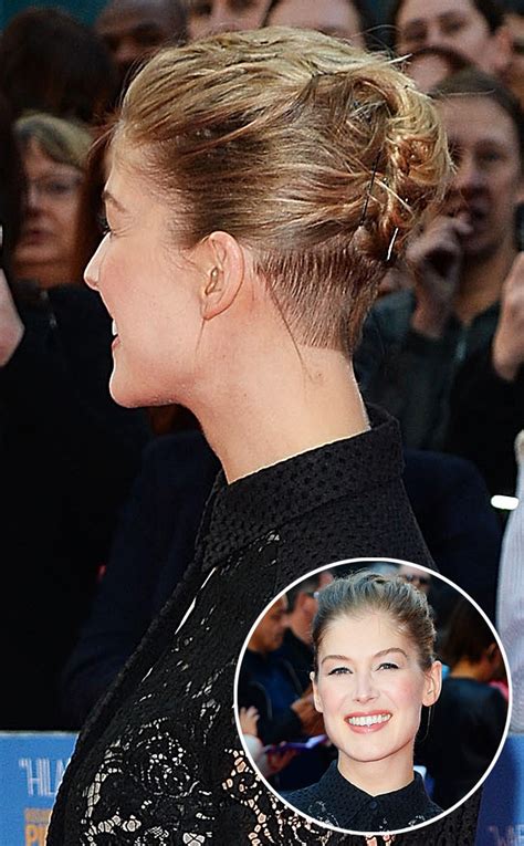 Rosamund Pike Debuts Shaved Haircut—see The Pic E News