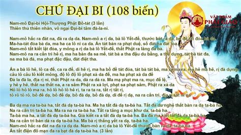 Nghi Thức Tụng Chú đại Bi Chuẩn Xác đúng Theo Phật Giáo