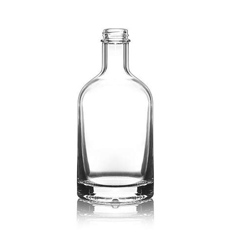 375ml 127oz Flint Clear Nordic Spirits Round Glass Bottle 28 400