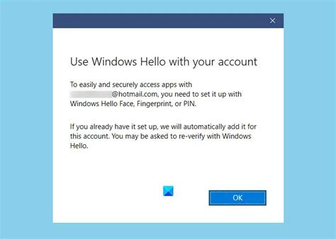 Как выключить Windows Hello на Windows 10