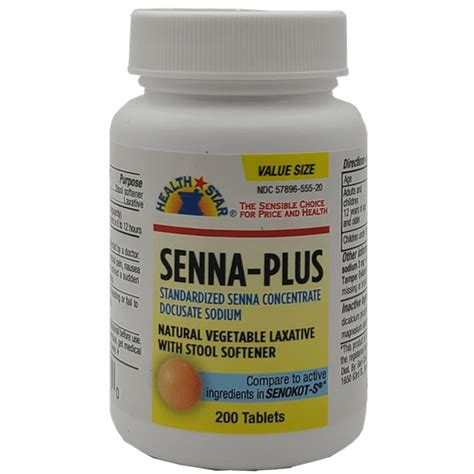 Senna Plus Docusate Laxative Gcp 455 20 Hst