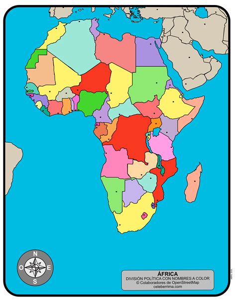 Mapa De Africa Sin Nombres Para Imprimir Tarjetas Para Imprimir Porn