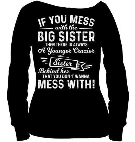 Funny Sister Shirts For Adults