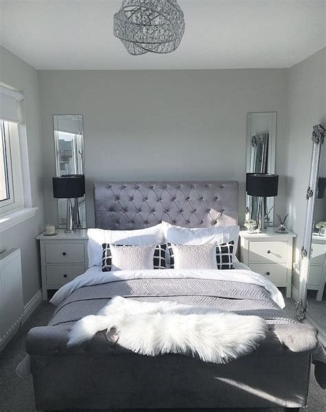 With 64 beautiful bedroom designs, there's a room here for everyone. Master bedroom inspo bedroom goals black and white silver ...