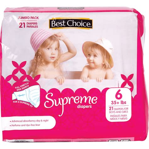 Best Choice Supreme Jumbo Diapers Size 6 Diapers And Training Pants