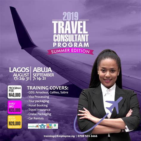 Travel Consultants Training Summer Edition Lagos And Abuja Elearning