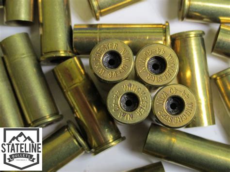 44 40 Once Fired Brass Stateline Bullets