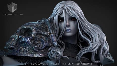 Alexis Arroyo M World Of Warcraft Female Death Knight Stl For 3d Print