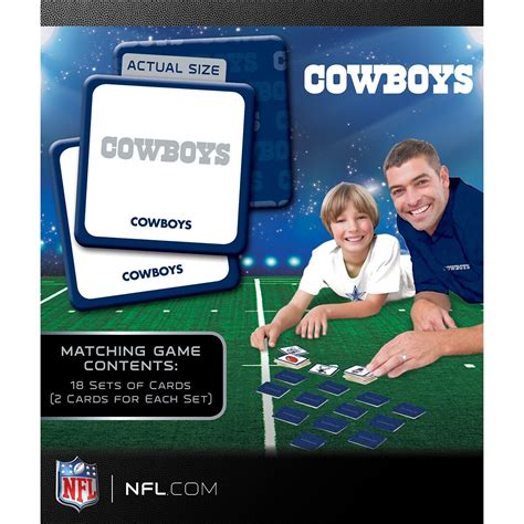 Dallas Cowboys Matching Game Jrs Sports