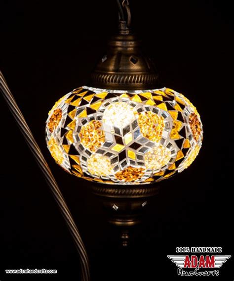 Swan Neck Mosaic Table Lamp Large Mosaic Lamps Turkish Mosaic And