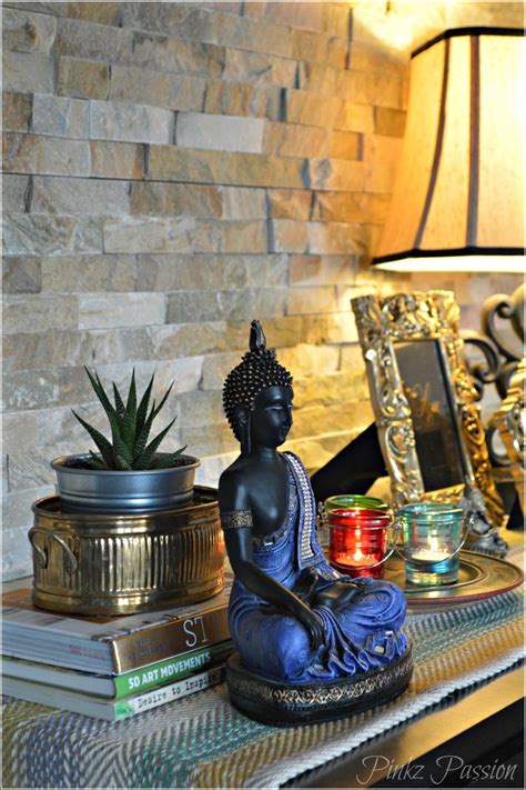 Buddha Peaceful Corner Zen Home Decor Interior Styling Console