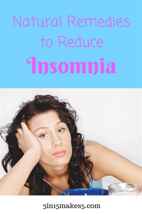 Using Natural Remedies For Insomnia 3 In 15 Makes 5