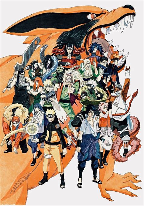 Dessin Tous Les Personnages De Naruto Imagesee