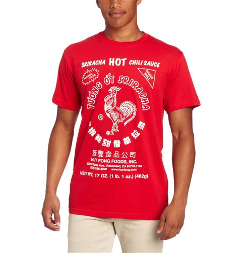 Sriracha Hot Chili Sauce T Shirt NoveltyStreet