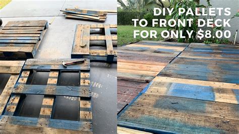 How To Build A Pallet Deck Diy Pallet Deck Any Beginner Can Do For