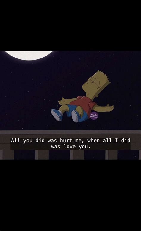 Sad Bart Simpson Pfps Aesthetic Wallpapers Quotes Depression Sad