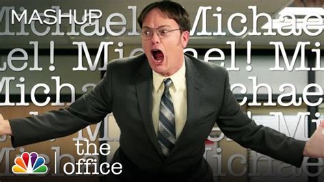 All The Times Dwight Schrute Says Michael The Office Youtube