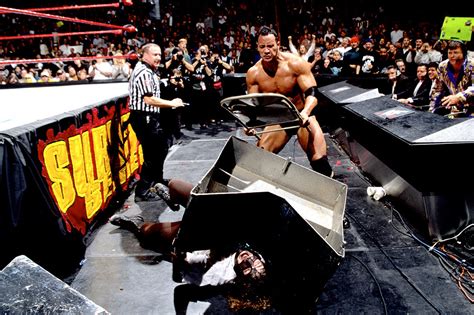 Wwe Classic Of The Week The Rock Vs Mankind Survivor Series 98