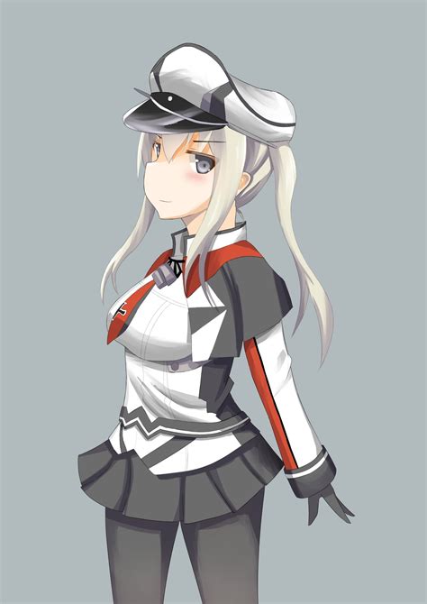 Anime Anime Girls Kantai Collection Graf Zeppelin Kancolle Twintails Blonde Solo Artwork Digital