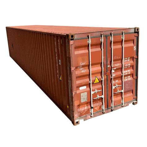 Used 40 Ft Shipping Container Standard 8 Ft 6 In High Used Cargo