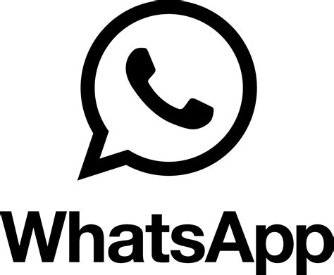 Icon Whatsapp Hitam Putih Dont Forget To Bookmark Logo Wa Png Hitam
