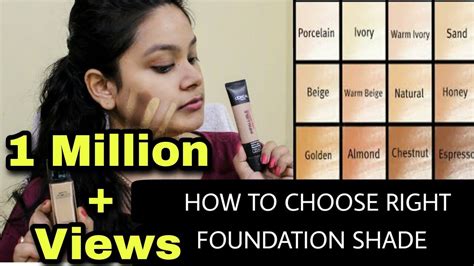 How To Choose The Right Shade Of Foundation Beginners Guide To