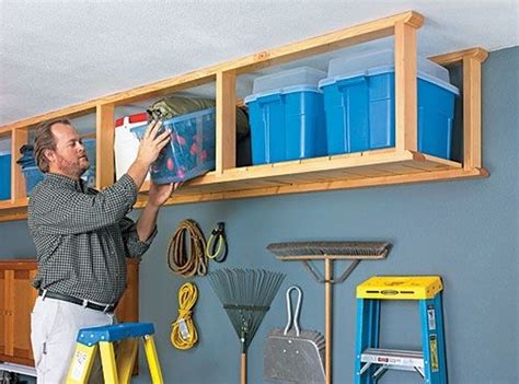 30 Awesome Overhead Garage Organization Home Decoration Style And