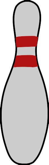 Printable Bowling Pin Template Clipart Best