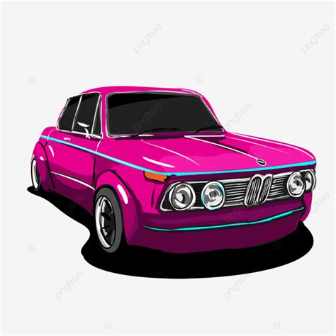 The Iconic Pink Classic Car Pink Car Car Bmw Png And Vector With