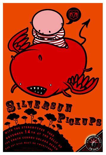 Silversun Pickups With The Stereotypes By Scrojo Gig Posters Music