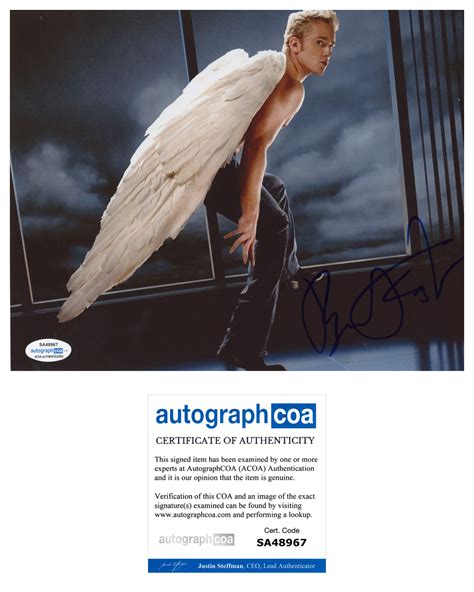 Ben Foster X Men Angel Autographed Signed X Photo Acoa Ebay