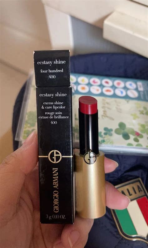 Giorgio Armani Ecstasy Shine Lipstick Gold Edition 400 Beauty