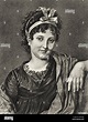 Christiane Vulpius - mistress and wife of Goethe 1765–1816 Stock Photo ...
