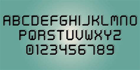 Digital Font