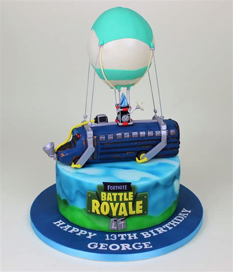 Bus From Fornite Battle Royale Cake Birthday Cake Kids 13