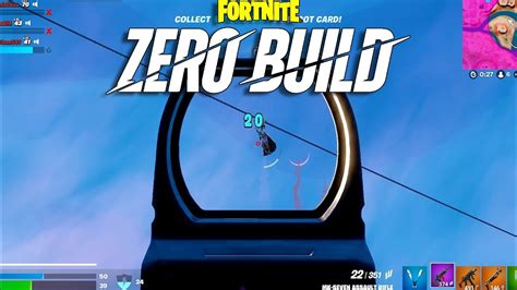 I Decided To Try Fortnites Zero Build Mode Youtube