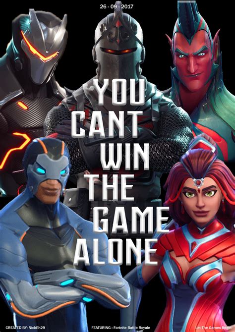 I Just Made A Justice League Poster With Fortnite Characters Hope You