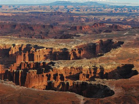 Grand View Point Overlook In Canyonlands Nat Park Utah Canyonlands